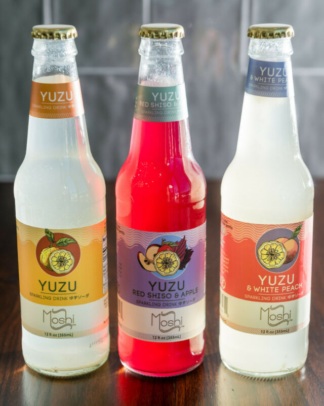 You should always have something delicious to sip on with your #oonigiri. Which of these Moshi Yuzus would you choose? Let us know in the comments below! #LasVegas #LVFoodie #Japanese #VegasLocal